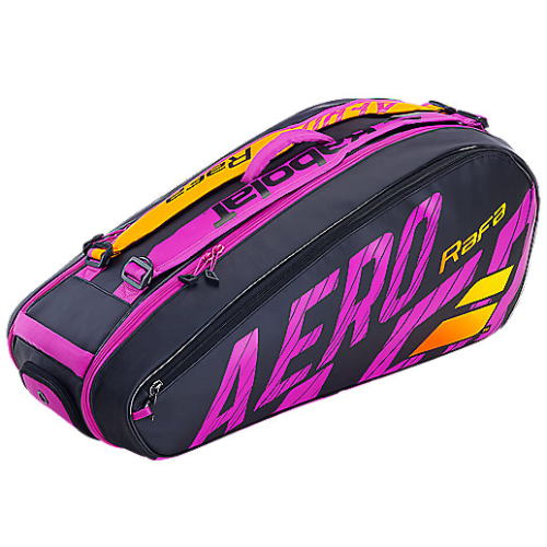 Sac à Raquettes De Tennis BABOLAT Pure Strike - Capacité 40L, Jusqu'à 6 Raquettes, Compartiment Chaussures, Porté Dos