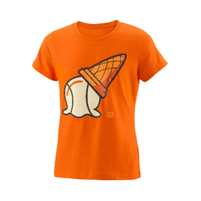 Wilson Junior Tee-Shirt Cône Inversé - Orange