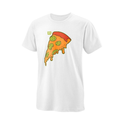 Wilson Junior Tee-Shirt Pizza Slice - Blanc